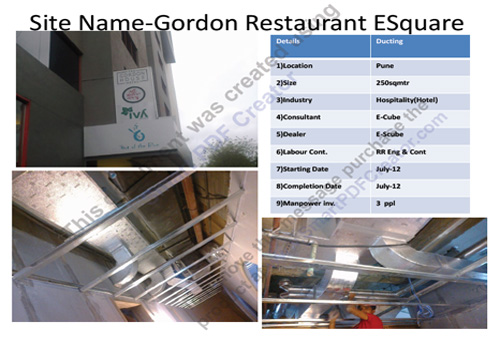 GORDON RESTAURANT ESQUARE